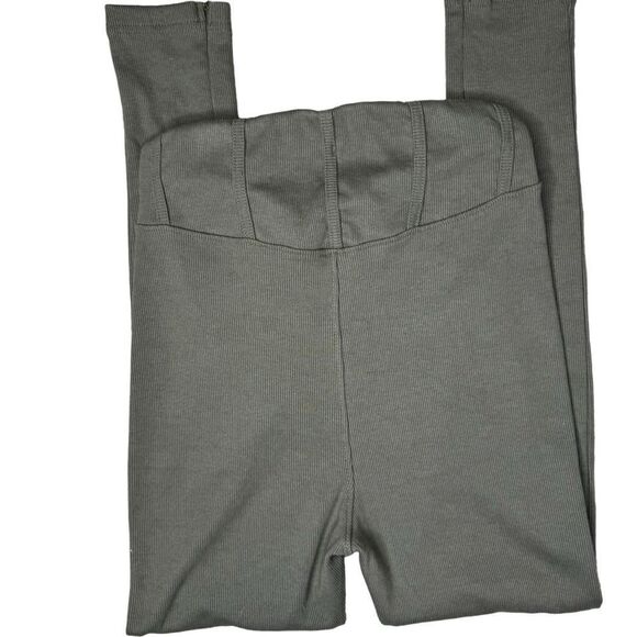 NWT MISSGUIDED x Carly Bybel Rib corset high waist legging size 8 - Picture 6 of 11